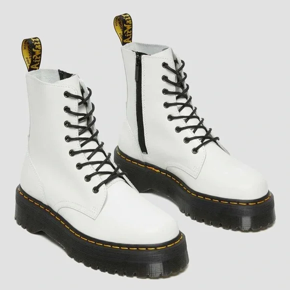 Dr. Martens | Shoes | Dr Martens White 46 Boots | Poshmark